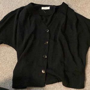 Loose cropped Silky blouse